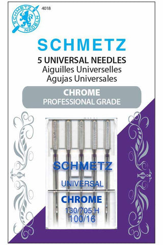 Schmetz Chrome Universal Needles Size 100 (16)