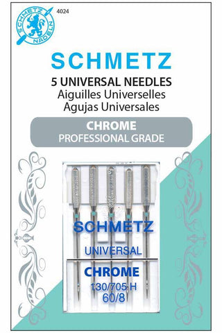 Schmetz Chrome Universal Needles Size 60 (8)