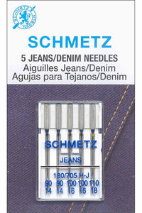 Schmetz Denim Needles Assorted Sizes 90-110