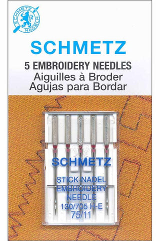 Schmetz Embroidery Needles Size 75 (11)