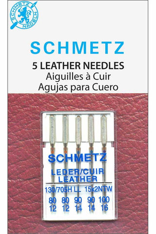 Schmetz Leather Needles Assorted Sizes 80-100