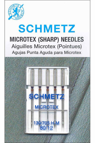 Schmetz Microtex Needles Size 80 (12)