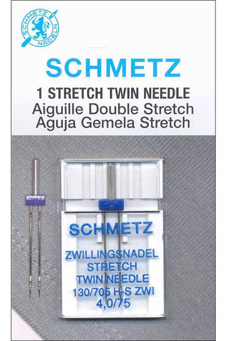 Schmetz Stretch Twin Needles Size 4.0mm - 75 (11)