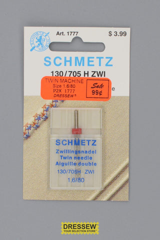 Schmetz Twin Needles Size 1.6/80