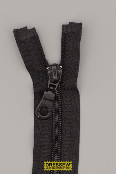 Separating Zipper 43cm (17") Black