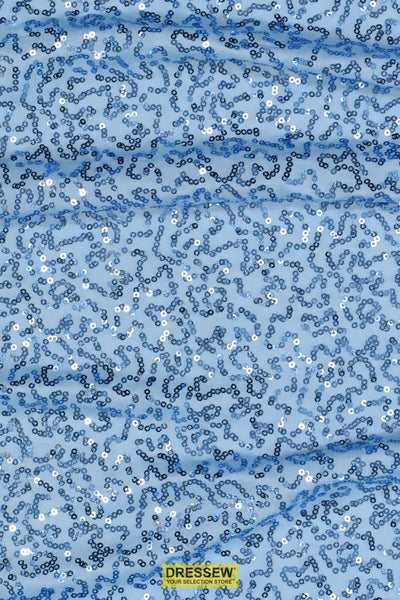 Sequin Knit Blue