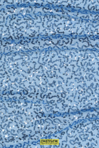 Sequin Knit Blue
