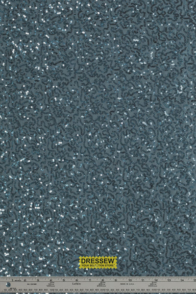 Sequin Nylon Lycra Steel