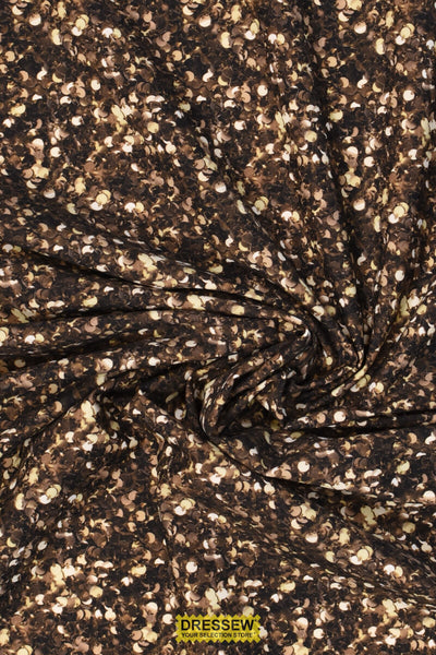 Sequin Print Lycra Bark Mix