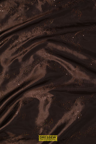 Sequin Taffeta Brown