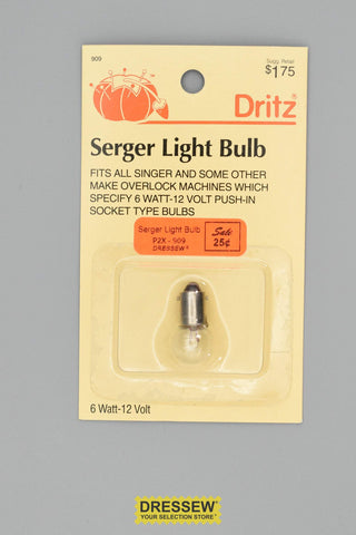 Serger Light Bulb