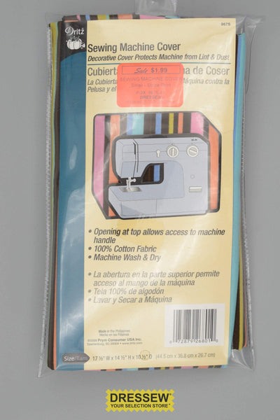 Sewing Machine Cover Stripe Print
