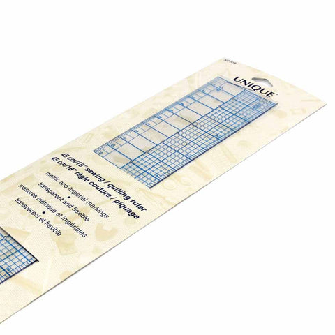 Sewing / Quilting Ruler 18" x 2"