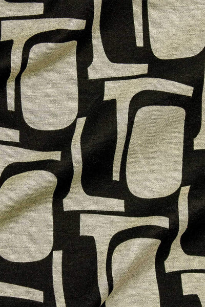Shapes Double Knit Black / Beige