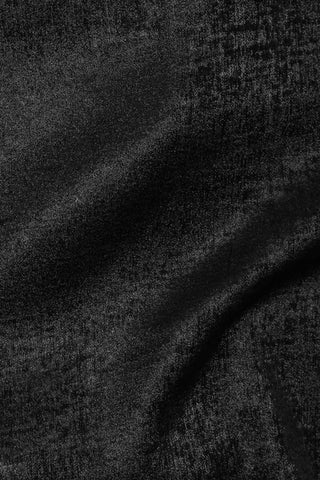 Shimmer Crinkle Satin Black