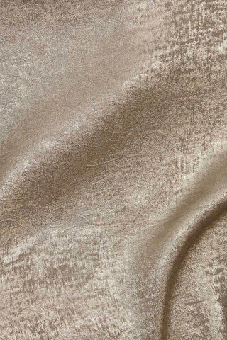 Shimmer Crinkle Satin Champagne