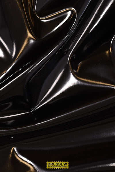 Shiny 4-Way Stretch PVC Black