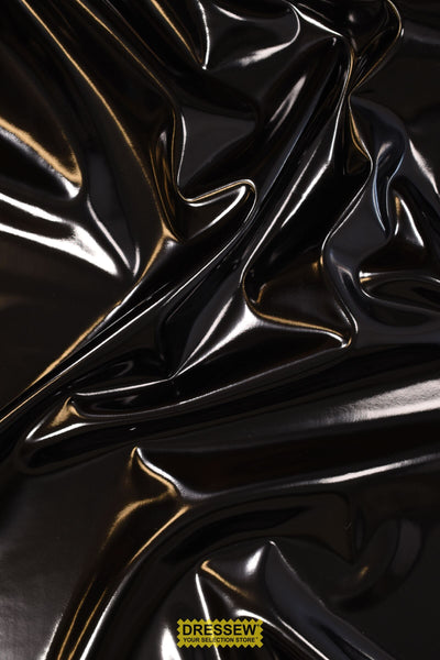 Shiny 4-Way Stretch PVC Black