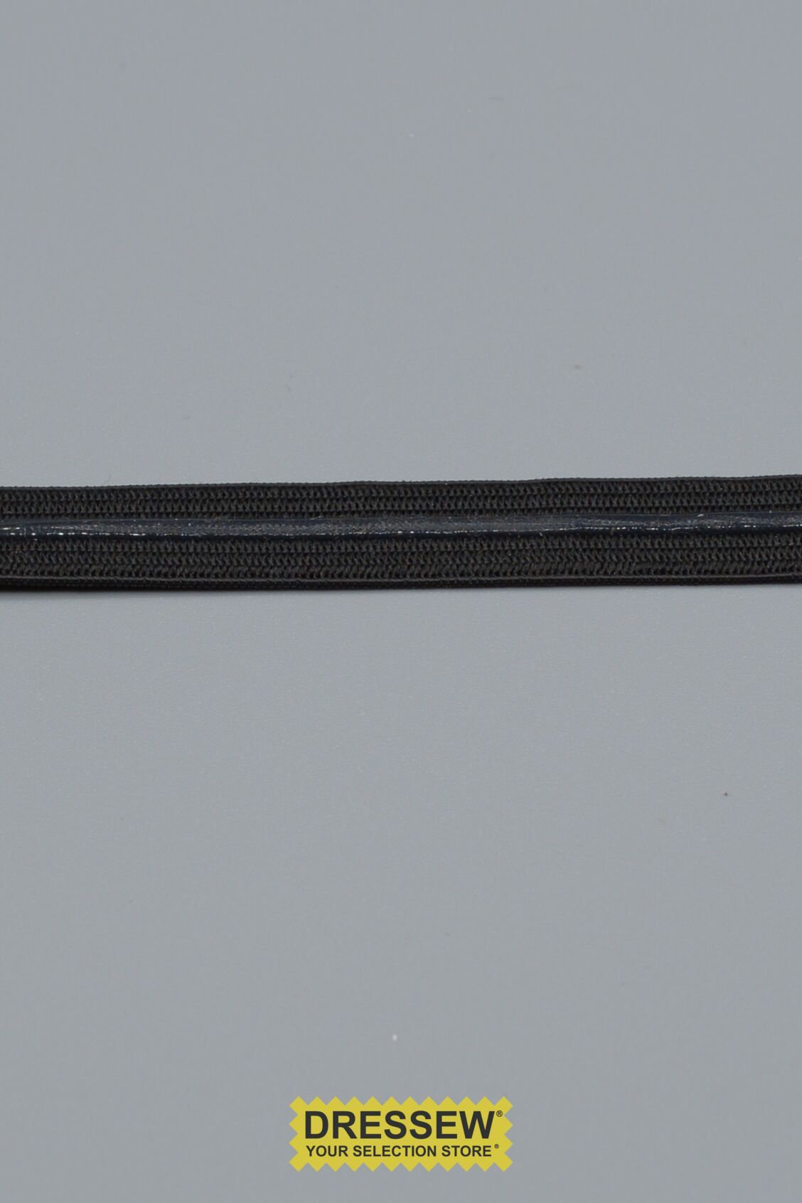 Silicone Elastic 12mm (1/2") Black