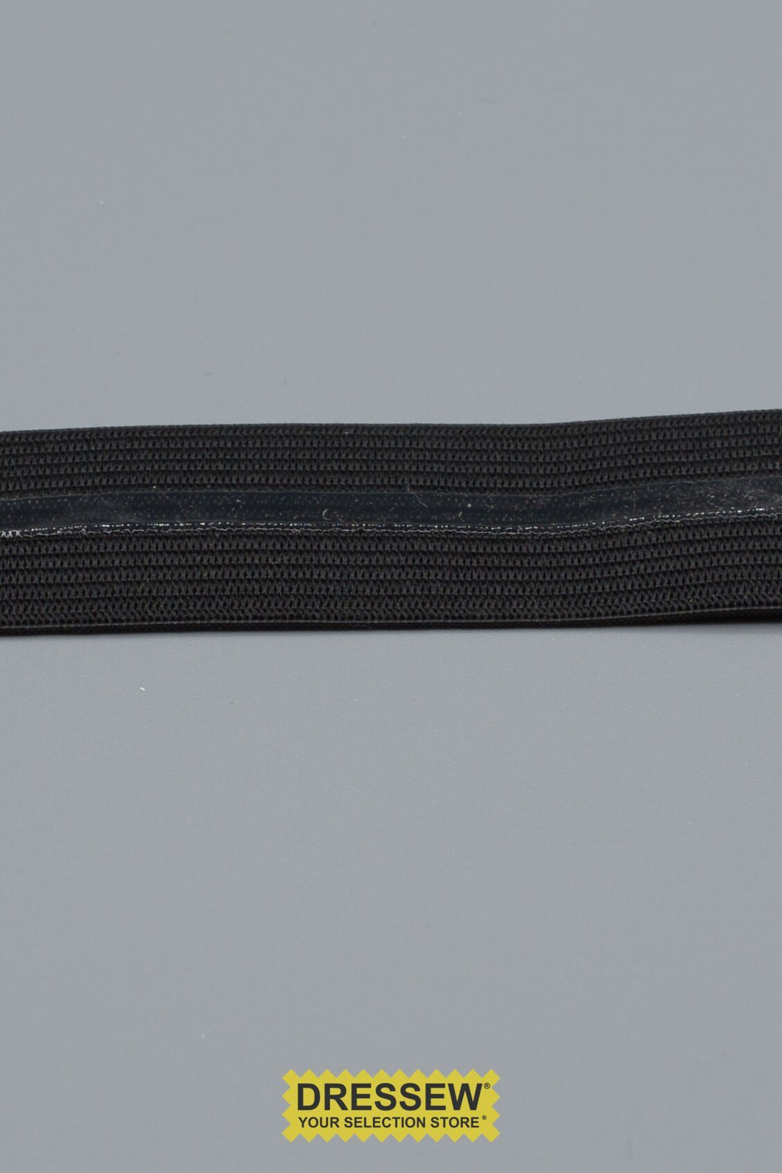 Silicone Elastic 25mm (1") Black