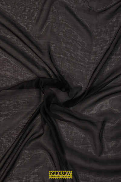 Silk Chiffon Black