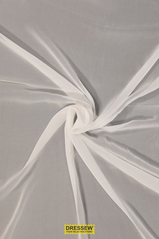 Silk Chiffon Prepared for Dyeing Ivory