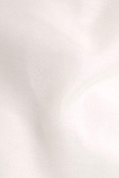 Silk / Cotton Voile White