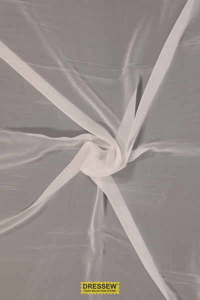 Silk Georgette Prepared for Dyeing Ivory