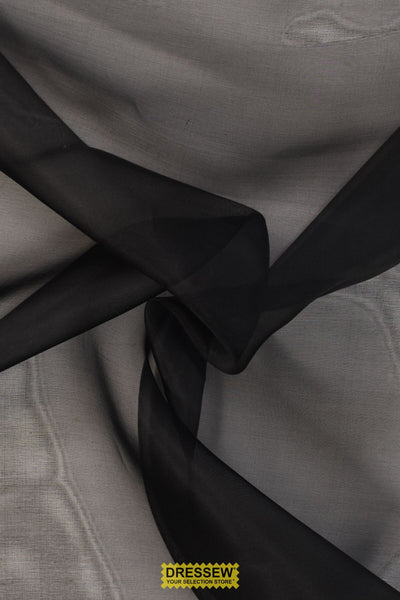 Silk Organza Black