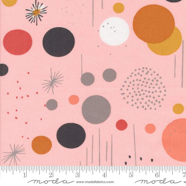 Simply Cozy Playful Modern Dots By Zen Chic For Moda Pale Pink