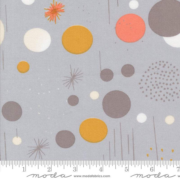 Simply Cozy Playful Modern Dots By Zen Chic For Moda Silver