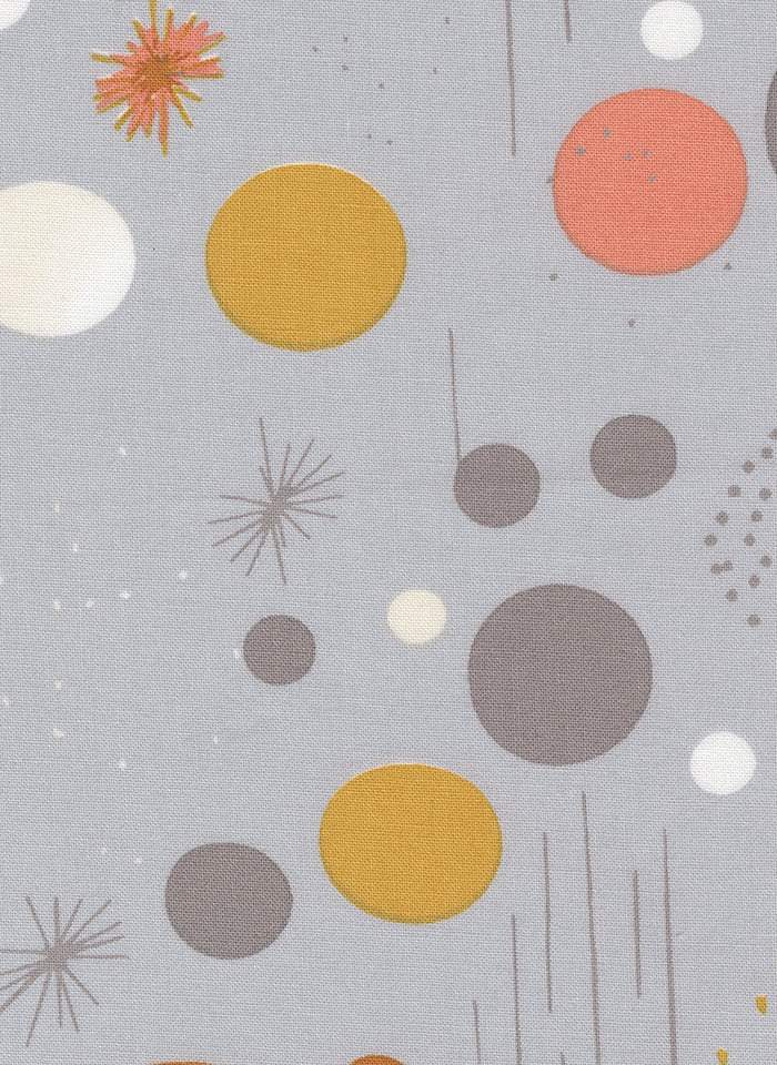 Simply Cozy Playful Modern Dots By Zen Chic For Moda Silver