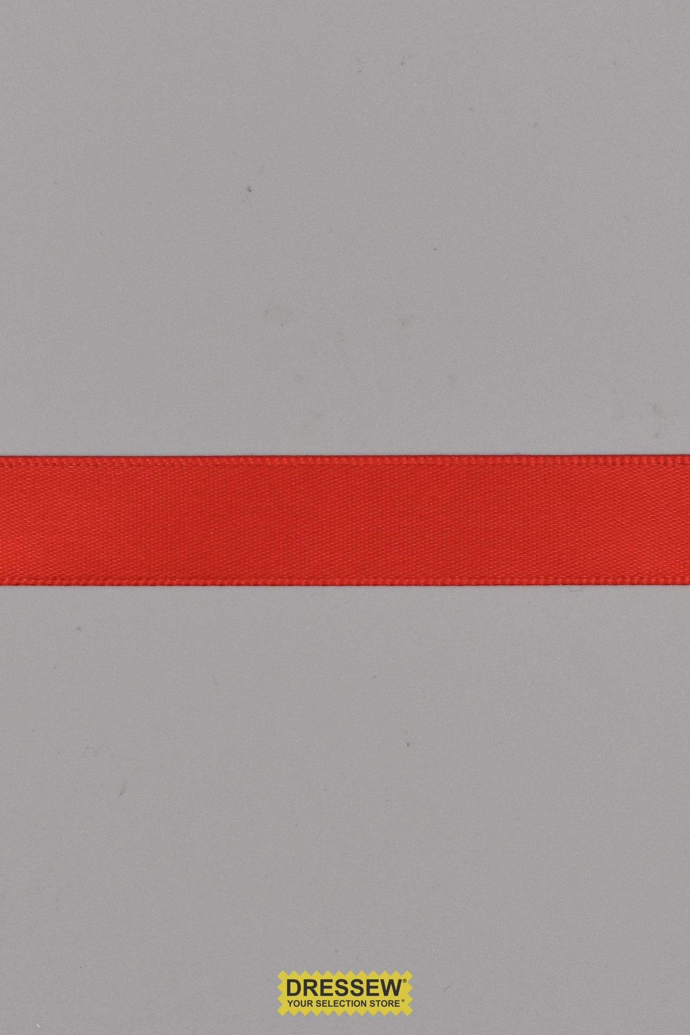 Single Face Satin Ribbon 16mm (5/8") Red