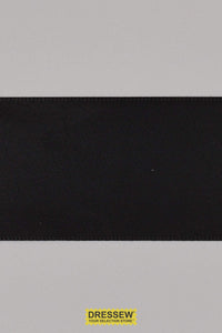 Single Face Satin Ribbon 38mm (1-1/2") Black