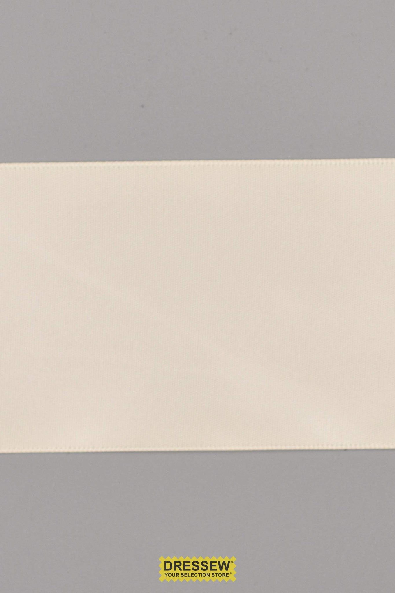 Single Face Satin Ribbon 57mm (2-1/4") Ivory