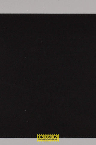 Single Face Satin Ribbon 75mm (3") Black