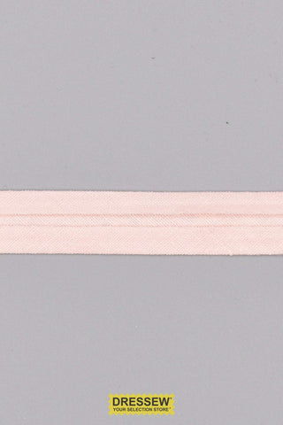 Single Fold Bias 12mm (1/2") Peach