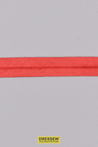 Single Fold Bias 12mm (1/2") Red