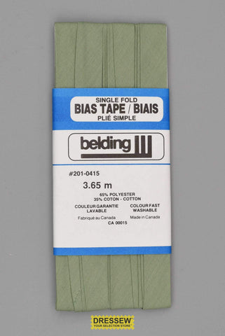 Single Fold Bias Tape Dusty Green