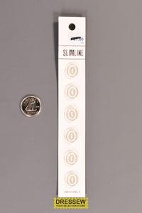 Slimline Button Card 11.5mm Crystal