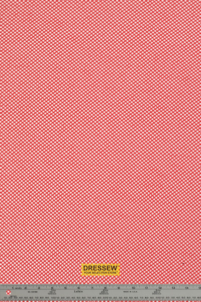 Small Fishnet Red