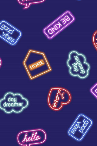 Small Things Neon Signs By Lewis & Irene Blue / Glow-In-Dark