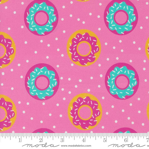 Snack Shack Donut Worry Be Happy By Crystal Manning For Moda Berrylicious