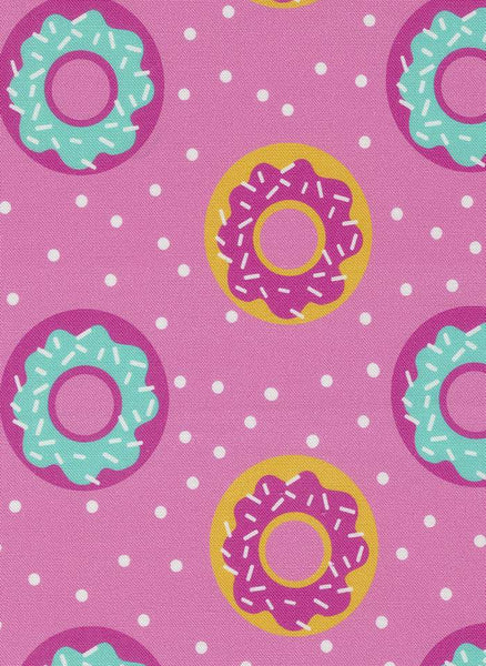 Snack Shack Donut Worry Be Happy By Crystal Manning For Moda Berrylicious