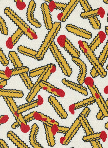 Snack Shack Lay Off Me I'm Starving By Crystal Manning For Moda Cream