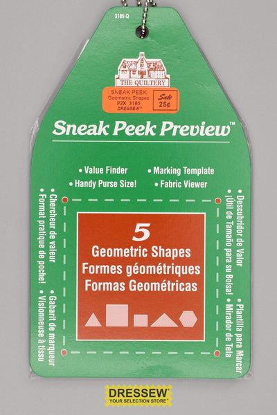 Sneak Peek Preview - 5 Geometric Shapes