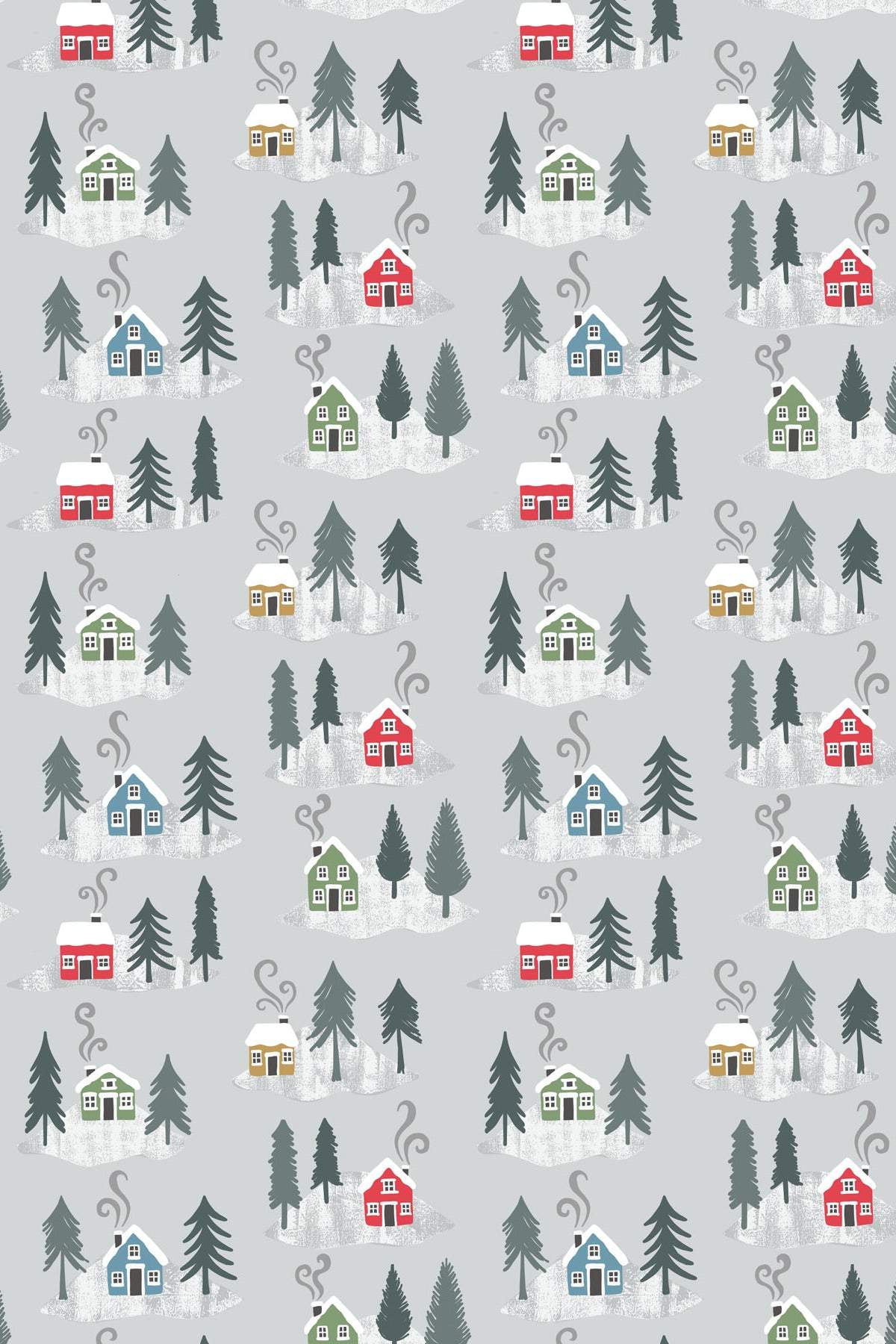 Snow Day Flannel Snow Day Houses By Lewis & Irene Silver