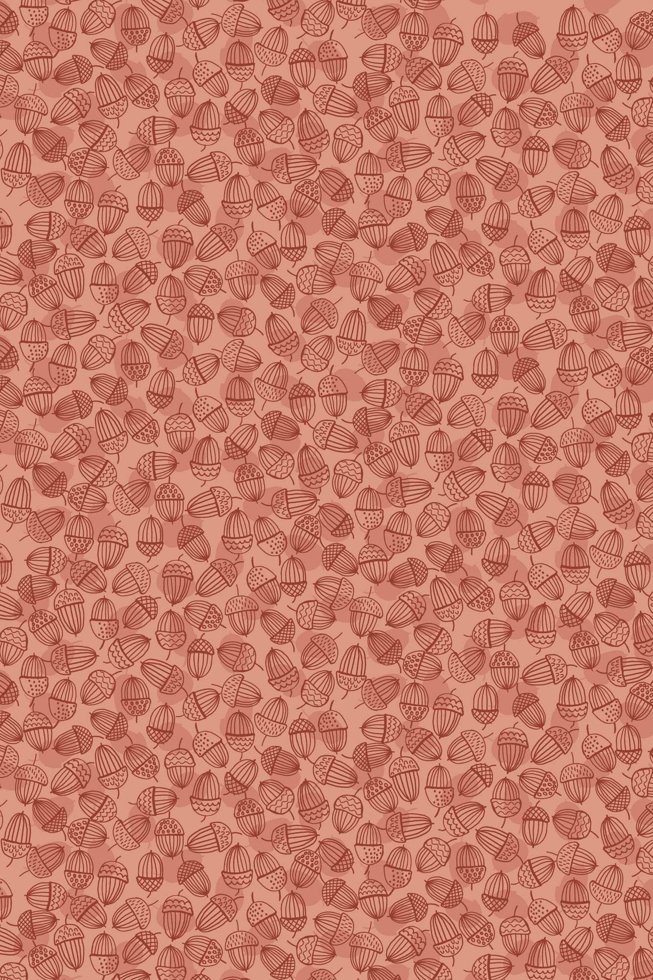 Snuggle Up Season Premium Flannel Acorns By Lewis & Irene Blush