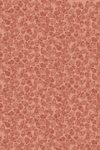 Snuggle Up Season Premium Flannel Acorns By Lewis & Irene Blush