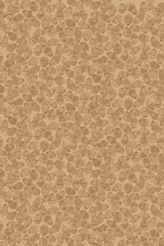 Snuggle Up Season Premium Flannel Acorns By Lewis & Irene Oak